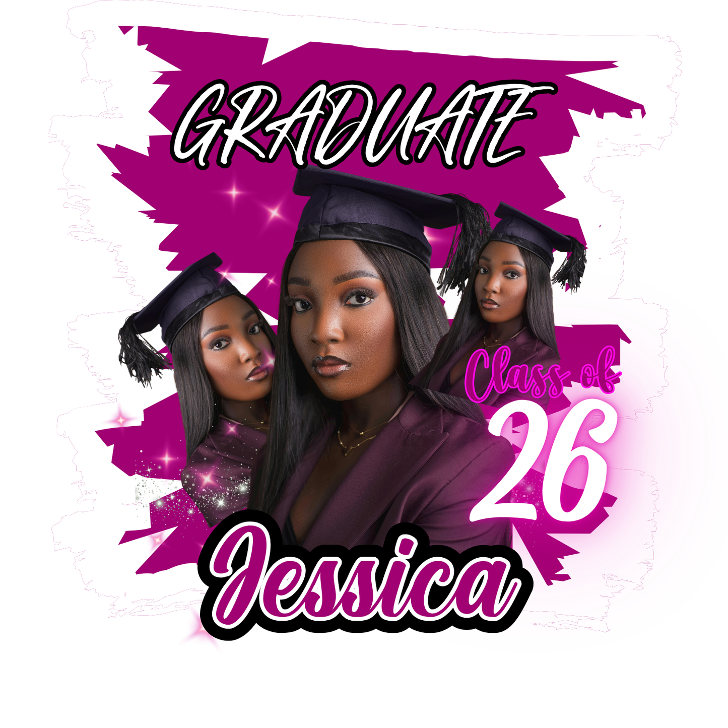 Digital Graduation Hydration Station Labels