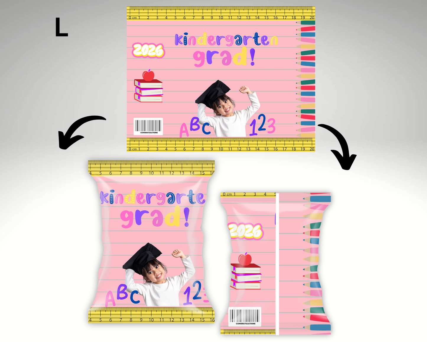 Graduation Chip Bags