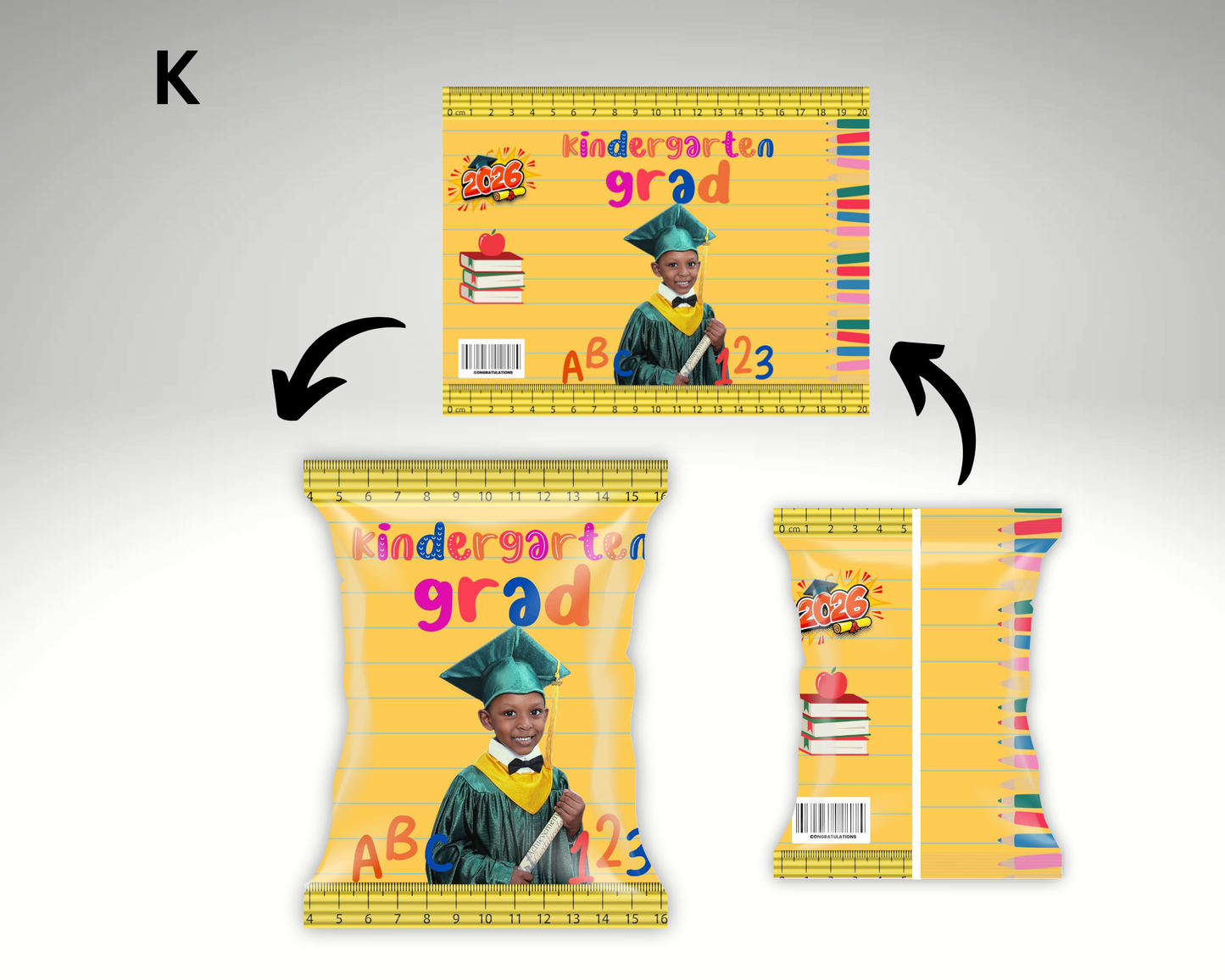Graduation Chip Bags