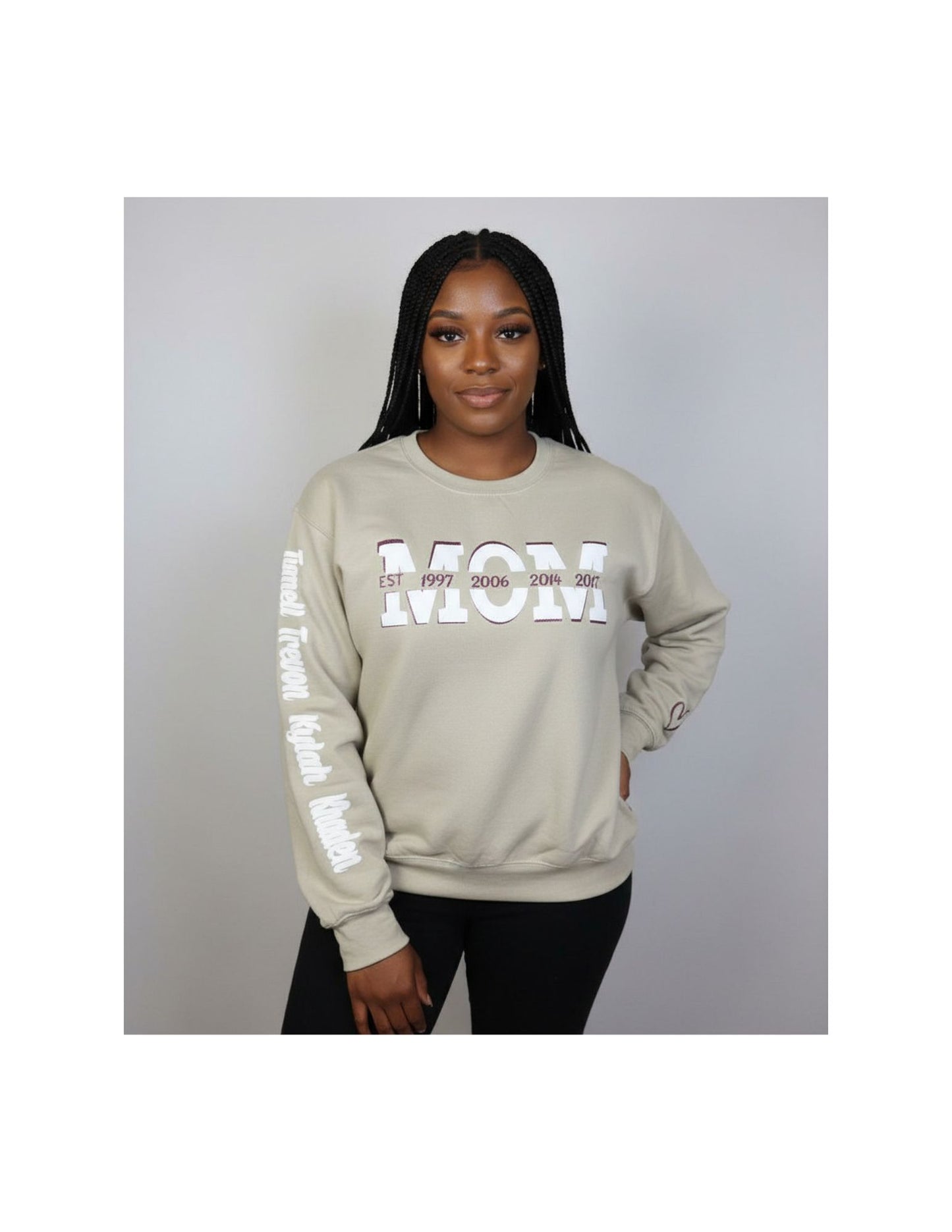 Mothers Day Sweatshirt-Because Being Mom Isn’t Just a Title